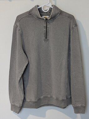 🧥 C&C California Sweatshirt - Grey - Size L - NWT - Mock Neck Quarter Zip